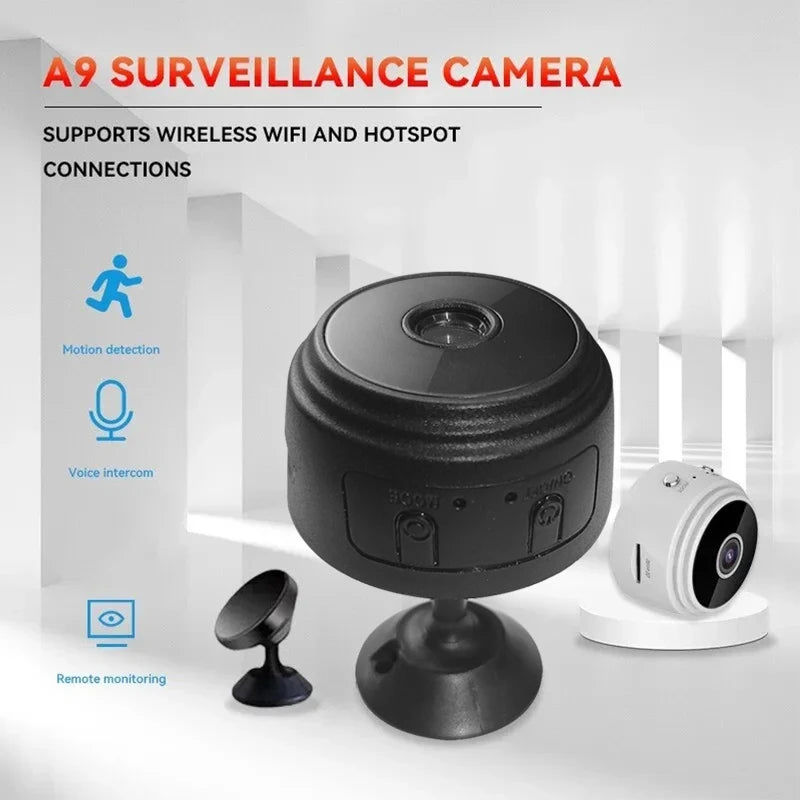 A9 WiFi Mini Camera Wireless Video Recorder Smart Home Security Camera for Infants And Pets Monitoring