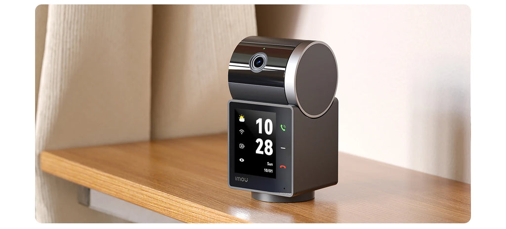 IMOU 5MP Indoor Screen Video Camera Human Pet Detection 2.4inch Display PTZ 360  One-Touch Call WiFi Camera Dog Cat Baby Monitor