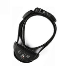 Pet Dog Anti Barking Device USB Rechargeable Dogs Training Collar Adjustable Sensitivity Pet Collar Black Gold Silver