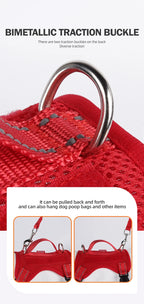 Dog Leash Harness Set Pet Reflective Bichon Frise Small Medium Dog Vest Harness Lead Outdoor Rope Walking Gear French Bulldog