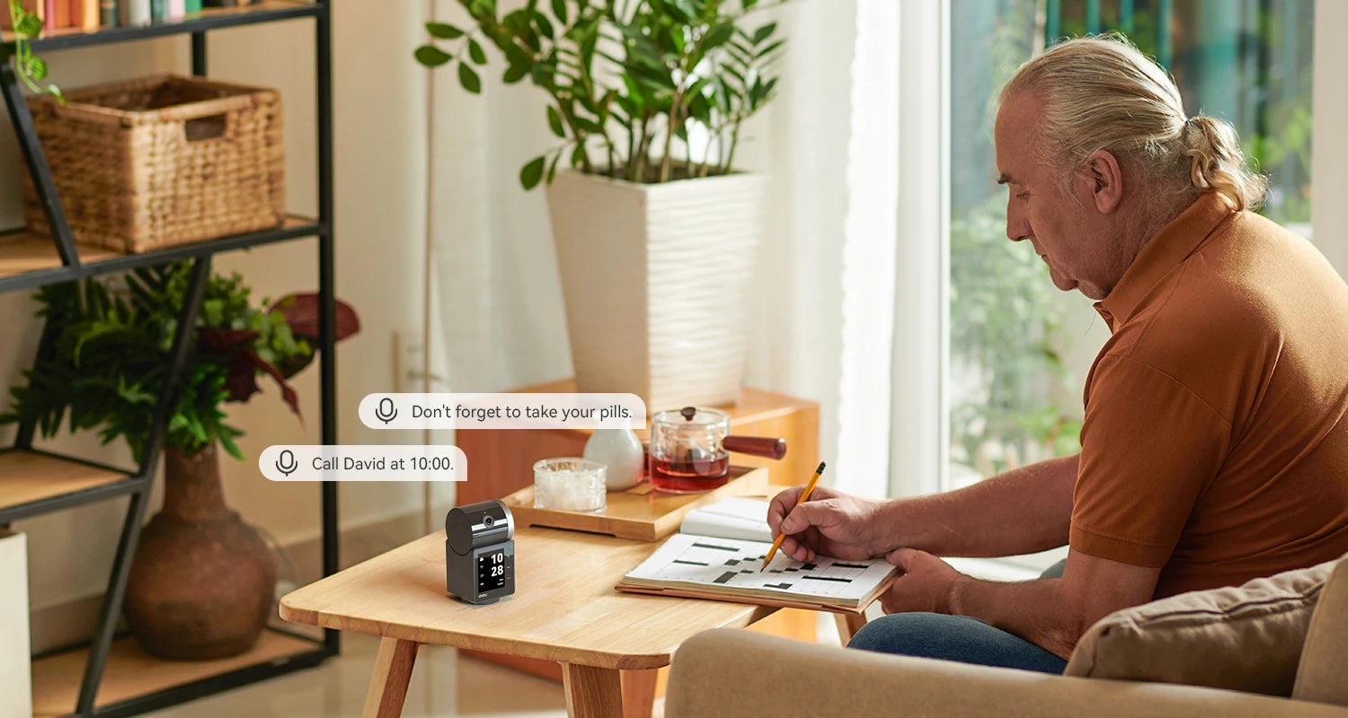 IMOU 5MP Indoor Screen Video Camera Human Pet Detection 2.4inch Display PTZ 360  One-Touch Call WiFi Camera Dog Cat Baby Monitor