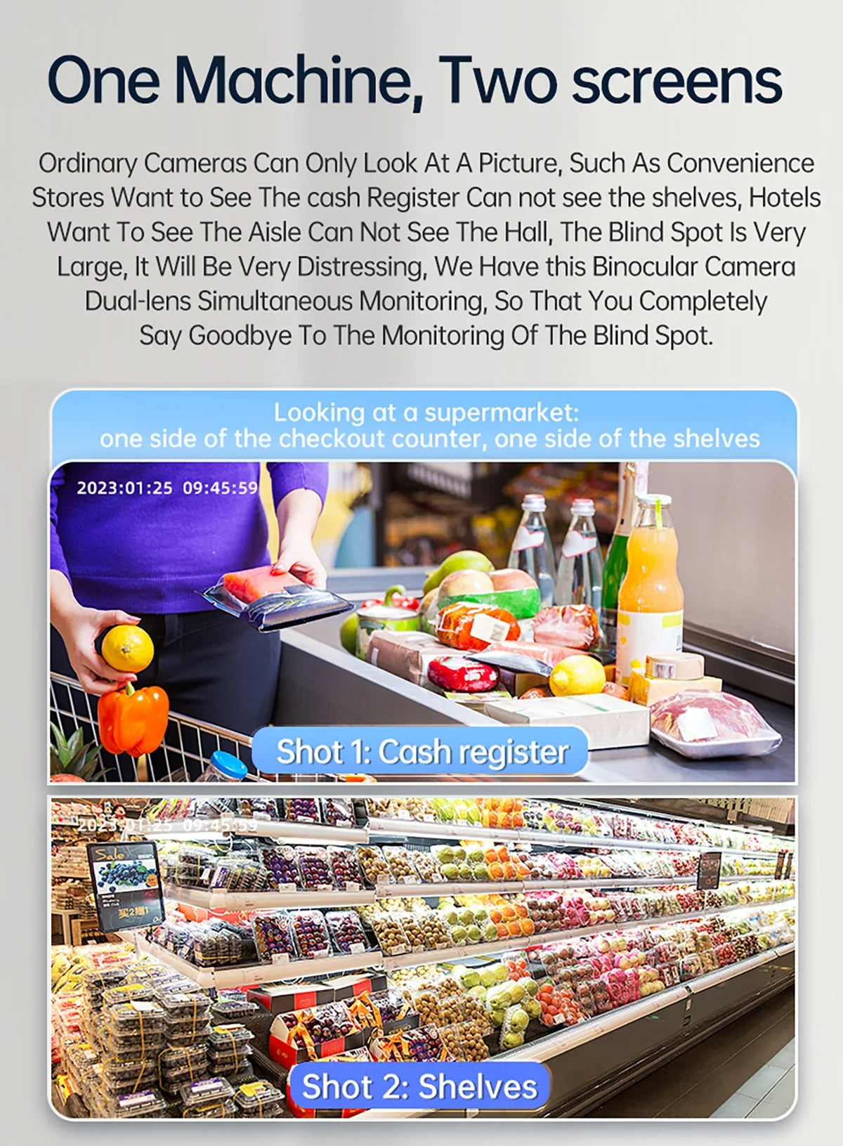 Dual Screens 5K 10MP WiFi Pet Cam Two-Way Video Call CCTV Security Protection Security Cam Wireless Surveillance Monitor O-kam