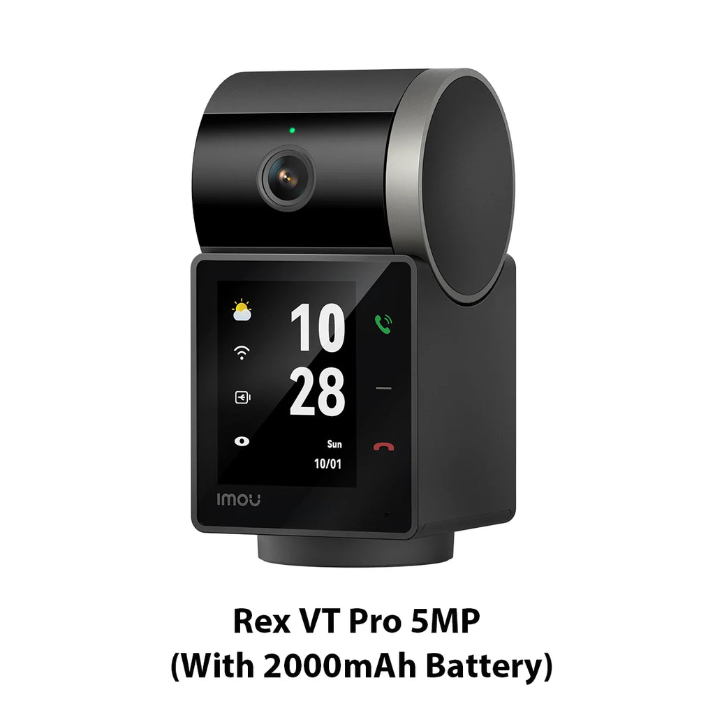 IMOU 5MP Indoor Screen Video Camera Human Pet Detection 2.4inch Display PTZ 360  One-Touch Call WiFi Camera Dog Cat Baby Monitor