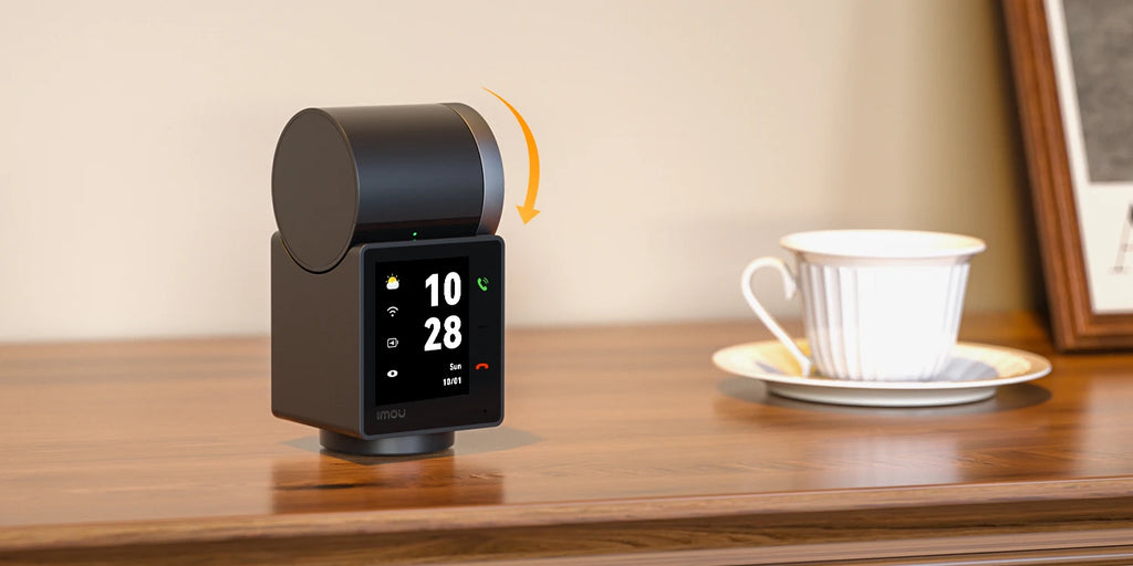 IMOU 5MP Indoor Screen Video Camera Human Pet Detection 2.4inch Display PTZ 360  One-Touch Call WiFi Camera Dog Cat Baby Monitor