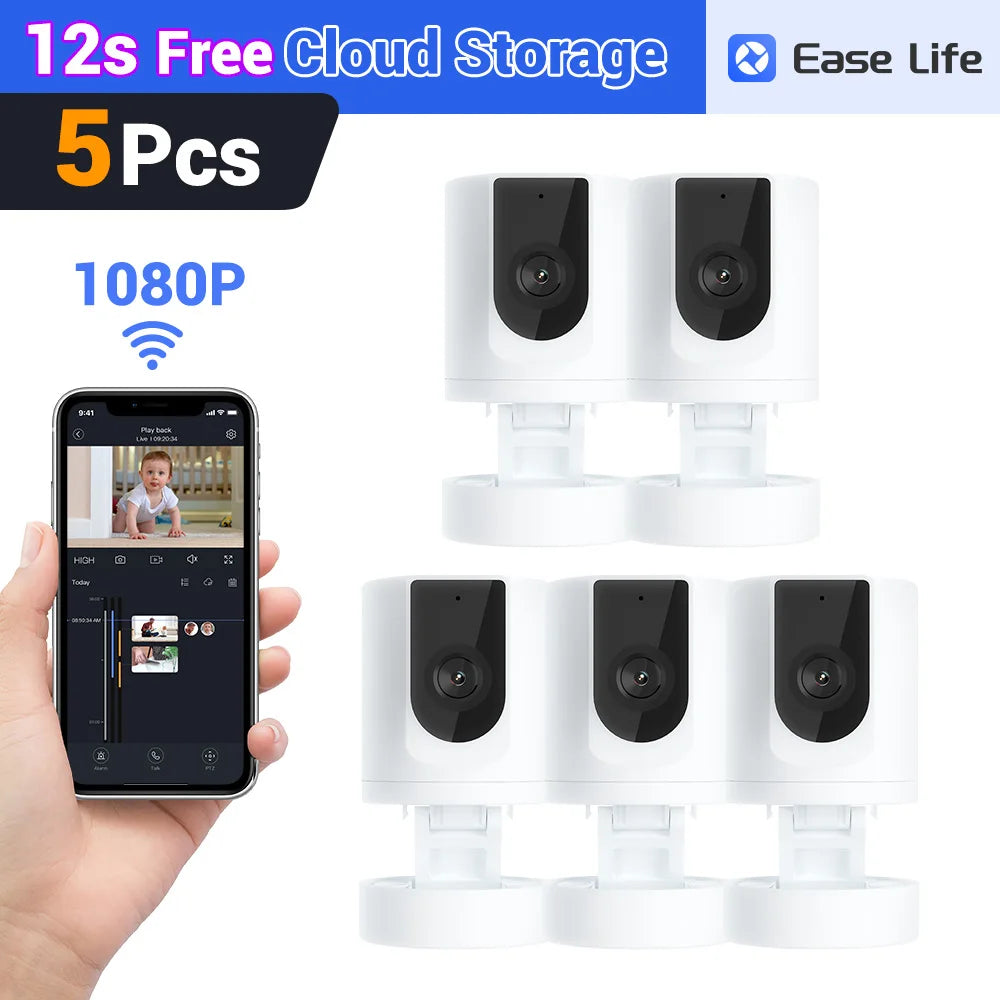 Pet Camera ,Security Camera Indoor,Pet Camera with Phone App, ,Security Camera Indoor，Foldable Baby Camera for Home Security