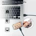 Pet Dog Anti Barking Device USB Rechargeable Dogs Training Collar Adjustable Sensitivity Pet Collar Black Gold Silver