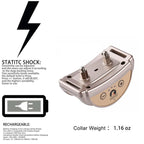 Pet Dog Anti Barking Device USB Rechargeable Dogs Training Collar Adjustable Sensitivity Pet Collar Black Gold Silver
