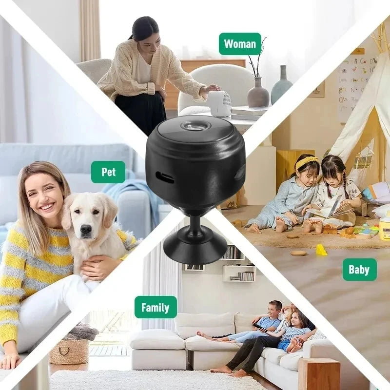 A9 WiFi Mini Camera Wireless Video Recorder Smart Home Security Camera for Infants And Pets Monitoring