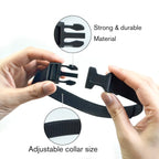 Pet Dog Anti Barking Device USB Rechargeable Dogs Training Collar Adjustable Sensitivity Pet Collar Black Gold Silver