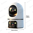 Dual Screens 5K 10MP WiFi Pet Cam Two-Way Video Call CCTV Security Protection Security Cam Wireless Surveillance Monitor O-kam