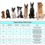 Pet Dog Anti Barking Device USB Rechargeable Dogs Training Collar Adjustable Sensitivity Pet Collar Black Gold Silver