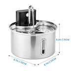 3.5L Stainless Steel Cat Sensor Water Fountain Wireless Smart Automatic Pet Water Dispenser For Cat Dog Pet Drinking Fountain