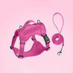 Dog Leash Harness Set Pet Reflective Bichon Frise Small Medium Dog Vest Harness Lead Outdoor Rope Walking Gear French Bulldog