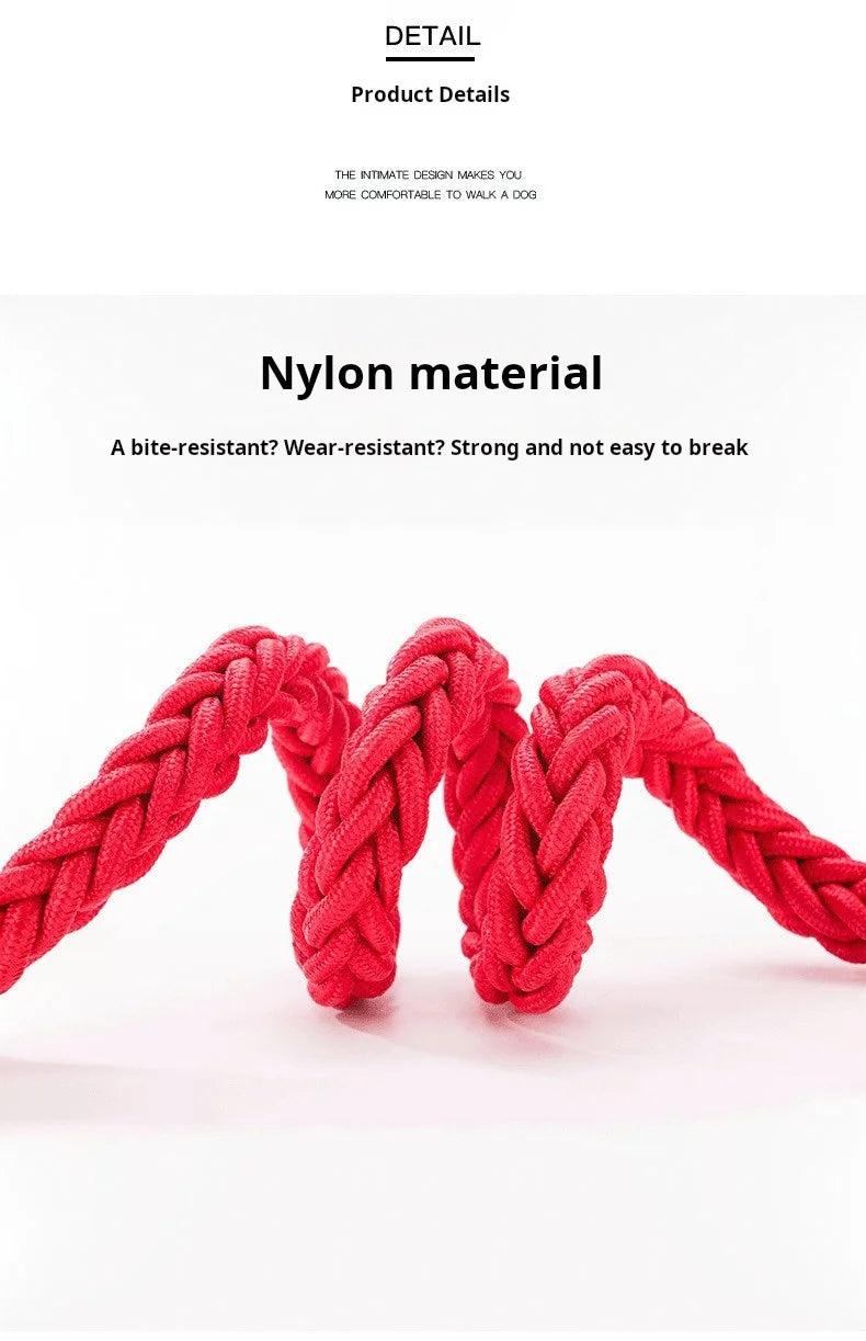 Comfort-Strong 5-Foot Braided Dog Leash: Ideal for Effective Training & Enjoyable Walks. Durability Meets Comfort