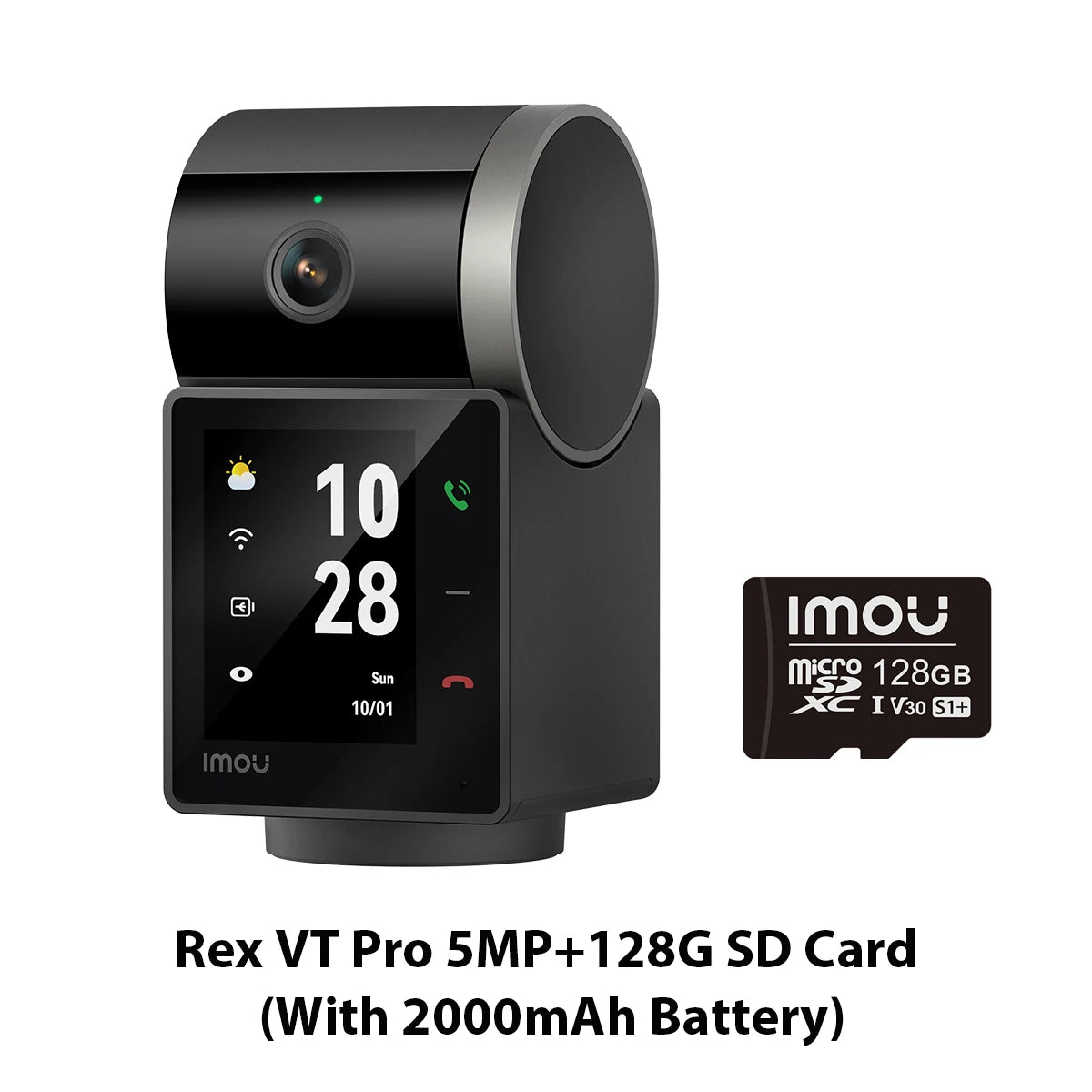 IMOU 5MP Indoor Screen Video Camera Human Pet Detection 2.4inch Display PTZ 360  One-Touch Call WiFi Camera Dog Cat Baby Monitor