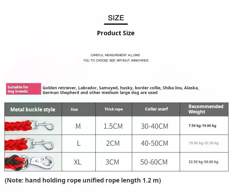 Comfort-Strong 5-Foot Braided Dog Leash: Ideal for Effective Training & Enjoyable Walks. Durability Meets Comfort